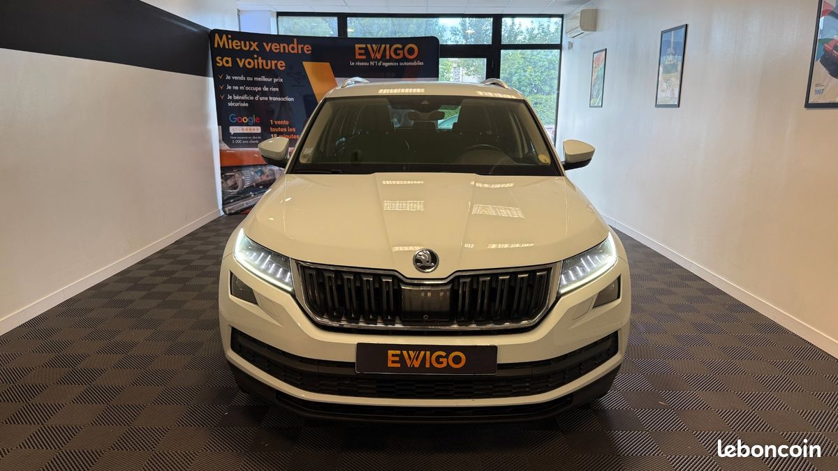 Skoda kodiaq 2.0 tdi 150 scr active 4x2 dsg bva + crochet d'attelage + camera 360 + 4 pneus (image 8)