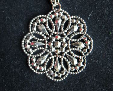 Coulant De Sautoir Art Nouveau 1900 - Argent Massif, Style Jugendstil, Occasion