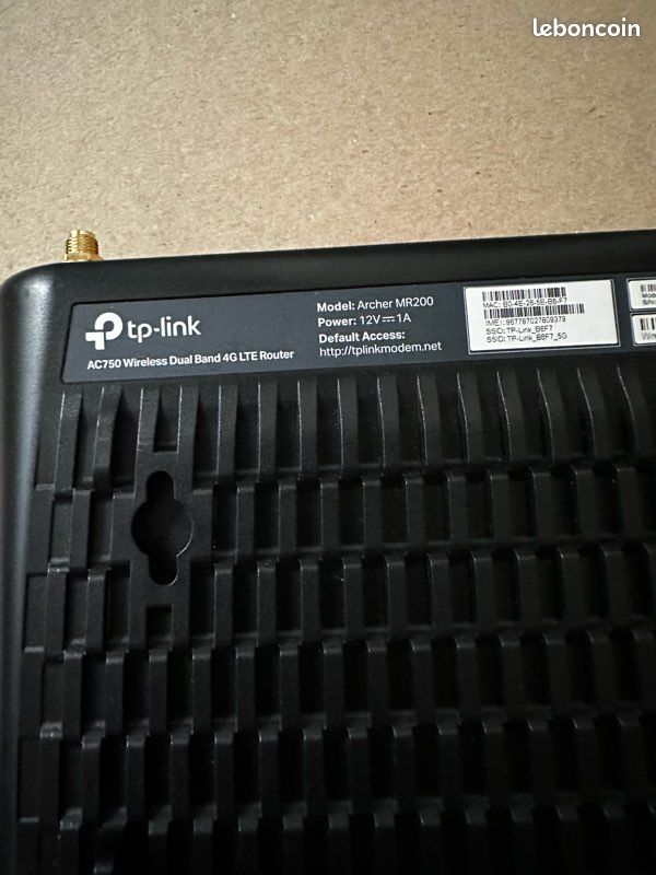 TP-Link Box 4G MR200 - Routeur 4G WiFi TP-LINK (image 2)