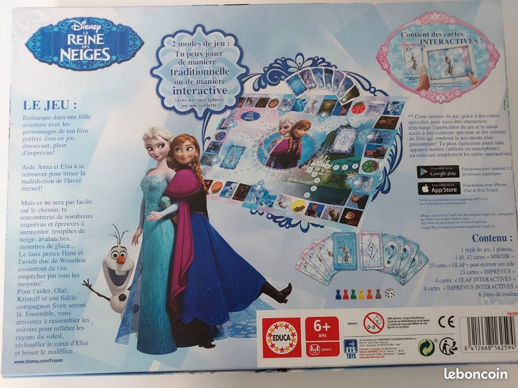 Jeu de société Reine des neiges - Jeux & Jouets