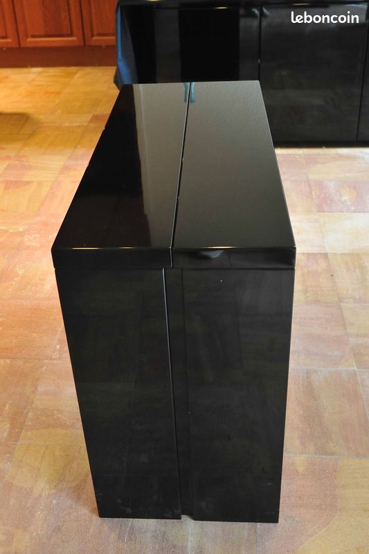 Console en bois laquée transformable table pour 10 (image 2)