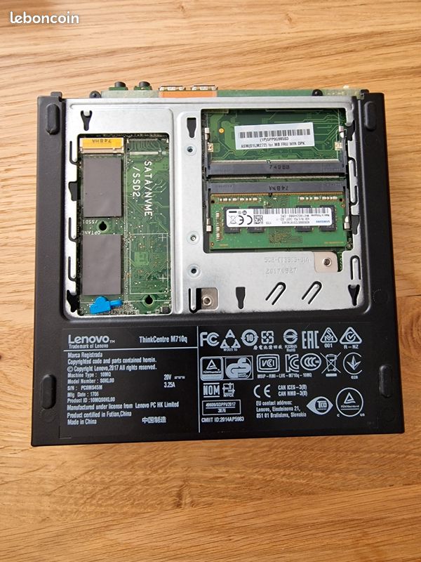 Mini PC Lenovo ThinkCentre M710q Tiny - 4Go RAM - HDD 500Go + Chargeur (image 6)