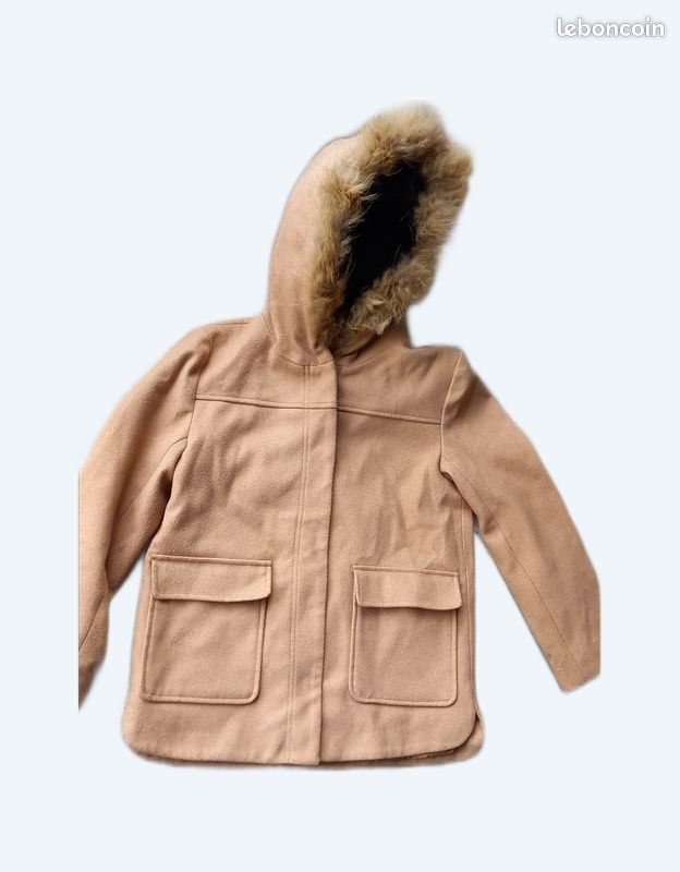 Blouson parka duffle coat camel en très bon état (image 1)