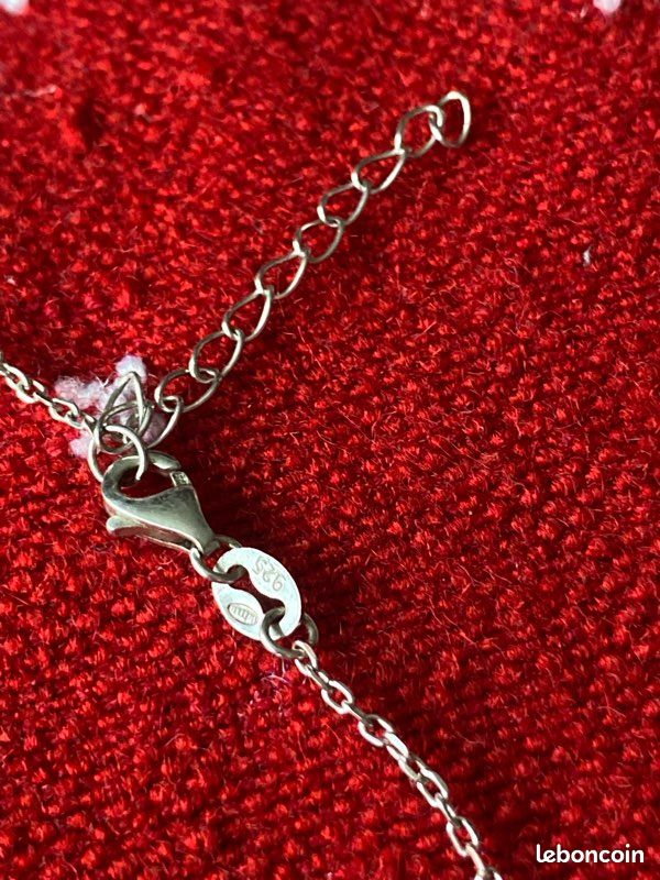 Pendentif Femme En Argent 925 Avec Zirconium Cubique - 17x10 Mm - Neuf Avec étiquettes