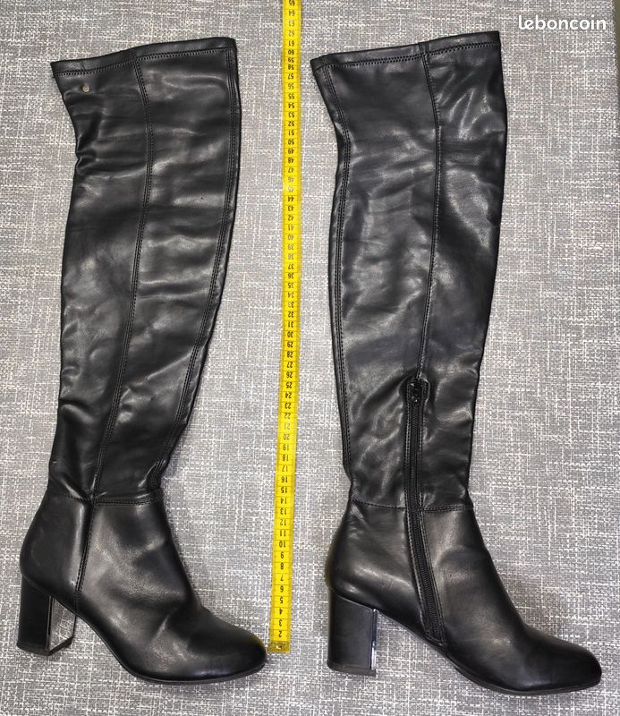Couvre-bottes Cuissardes En Simili-cuir Secret Wishes - Taille S (pointure 36) - Neuf Sous Blister