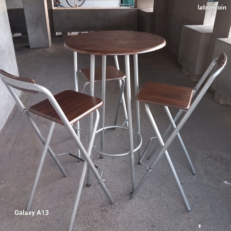 Table haute plus chaise (image 8)