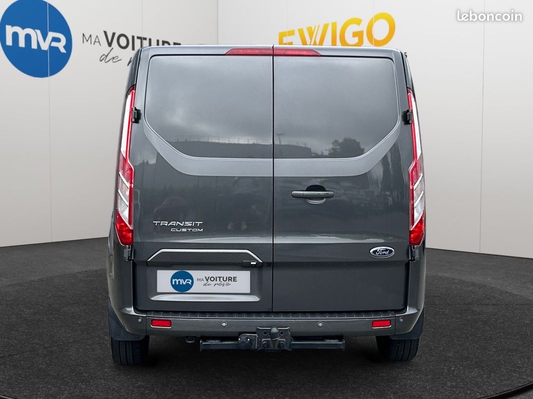 FORD TRANSIT CUSTOM CABINE APPROFONDIE 170CV BVA LIMITED 6 PLACES - CAMÉRA + ATTELAGE -PAS DE TVa (image 19)