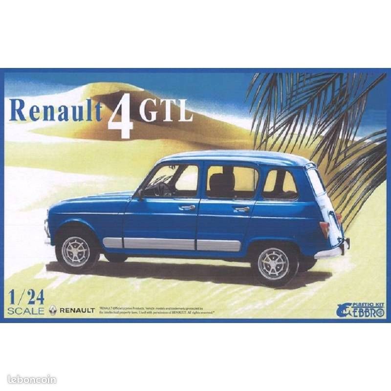 EBBRO 1/24 NEUVE RENAULT 4 GTL 25011