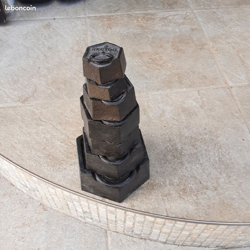 Poids en fonte pour balance (image 1)