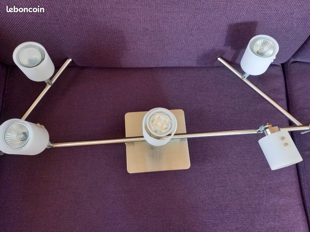 Luminaire rampe articulé 5 spots (image 4)