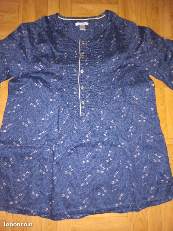 Haut Chemise Manches Longues Fille Old Navy - Taille 14 - Rouge Corail/rose - 100% Neuf Avec étiquettes