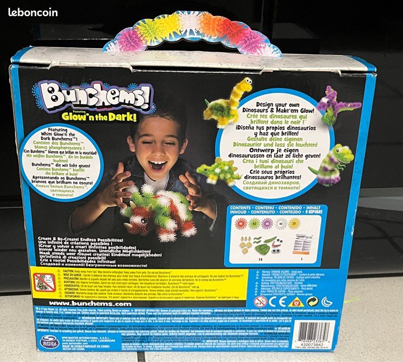 Jeu créatif Bunchems dinosaures phosphorescent (image 2)