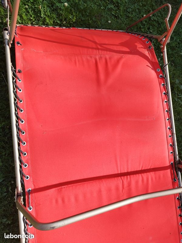 Lafuma Mobilier Transat 2 Retro Camping Stühle und Tische