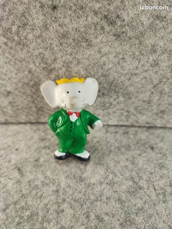 Figurine Vintage Babar De Brunhoff - Année 1990 En Très Bon état