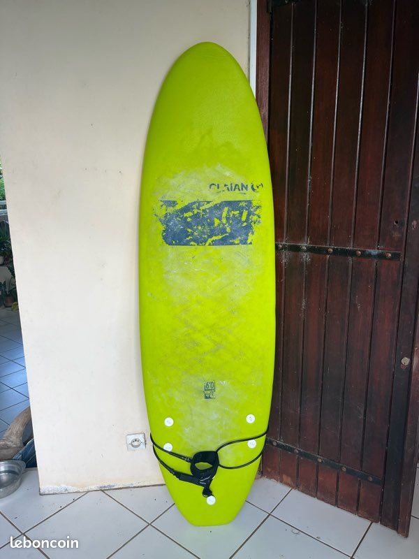 Planche mousse 6’0 avec leash (image 1)