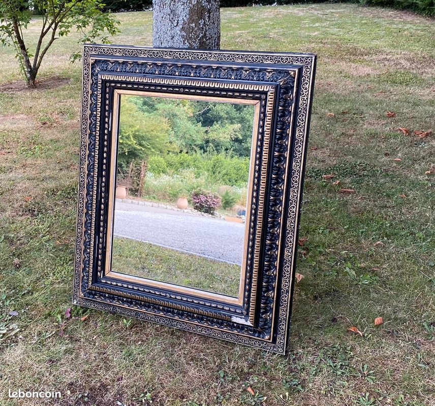 Miroir style Napoléon III fin XIXieme (image 2)