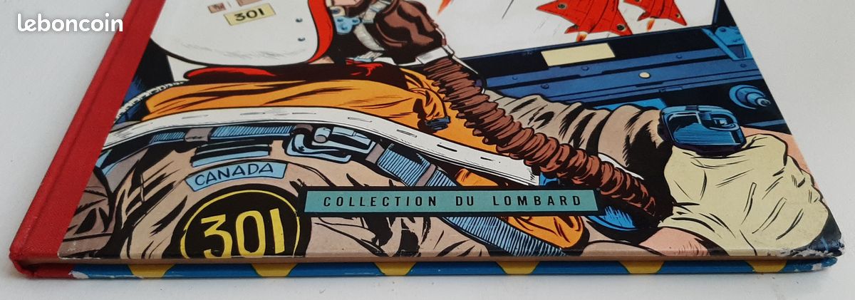 Belle BD Duel dans le ciel, Edition originale de 1962 (avec les pointsTintin) (image 11)