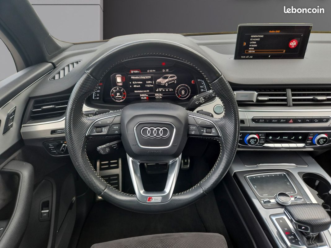AUDI Q7 3.0 V6 TDI 272 Quattro 7pl Matrix Led 4 Roues Directrices ACC Garantie 12 Mois (image 14)