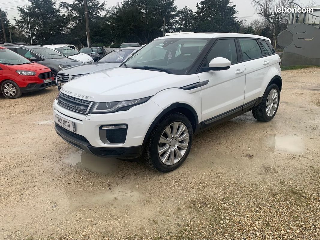 Land-Rover Range Rover Evoque PH2 TD4 150CV AN:2017 BVA BLANC VENDU 16490euros GARANTIE ET REVISER (image 7)