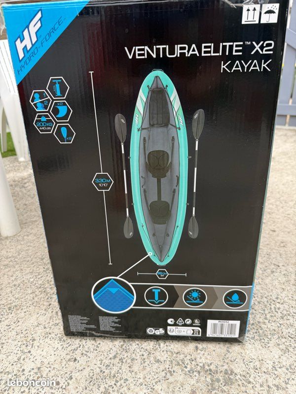 Kayak gonflable bestway ventura élite neuf (image 2)
