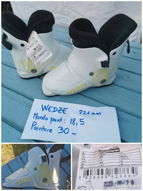 Chaussures ski enfant wedze pointure 30 Sport Plein air