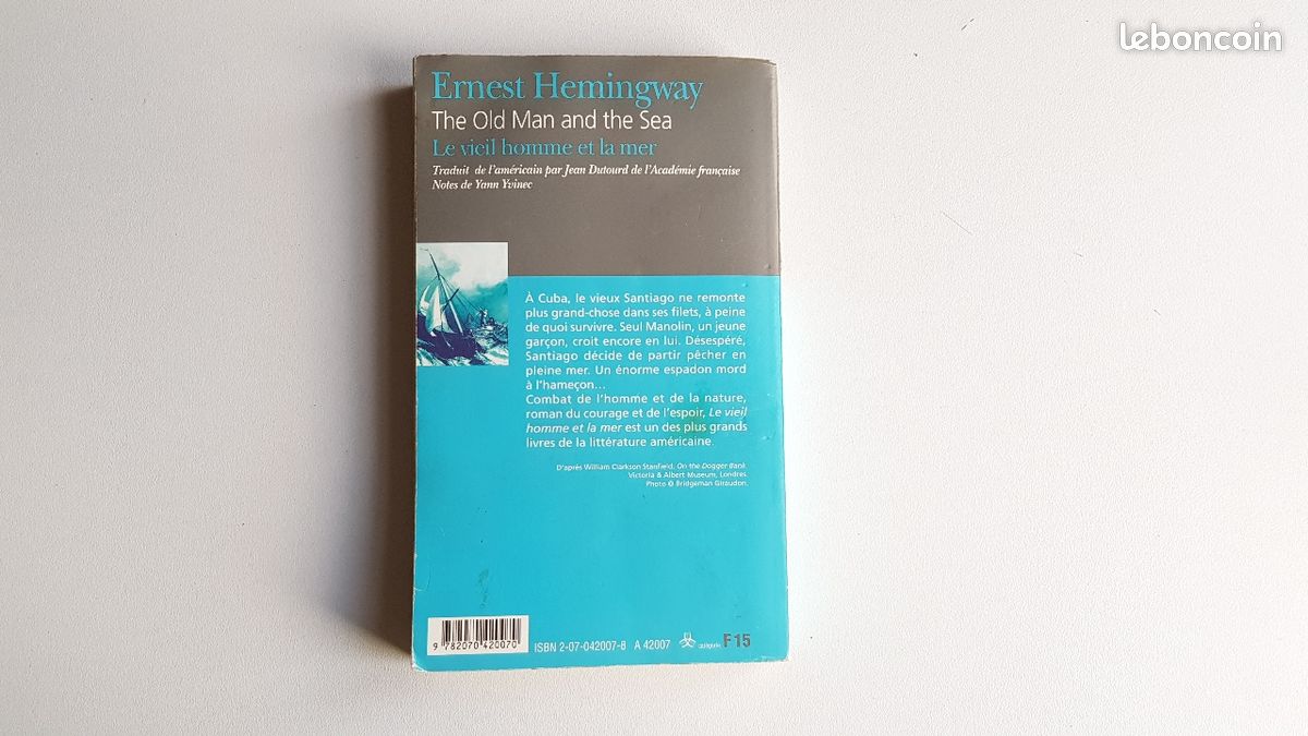 Roman Ernest Hemingway Le Vieil Homme et la Mer (image 2)