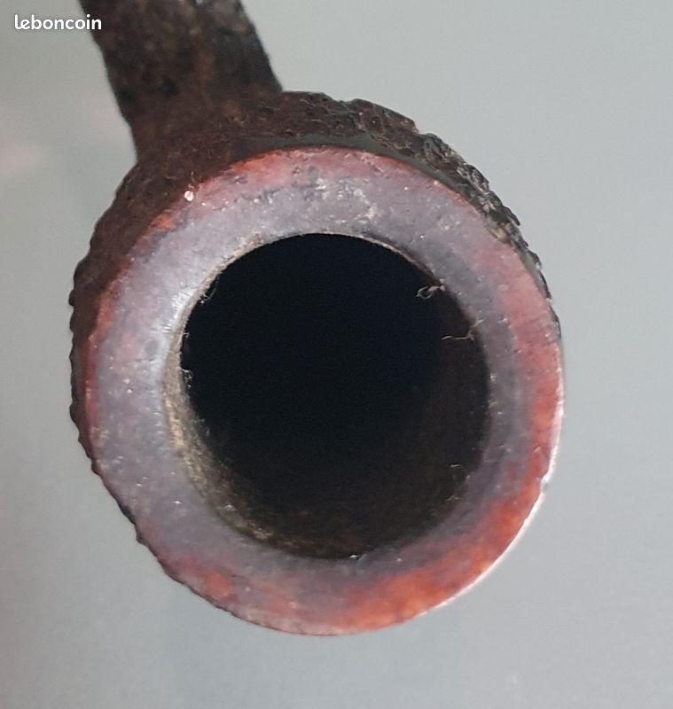 Ancienne Pipe Rossi Nature Rustic en Bruyère, 14.5cm, Made in Italy, Vintage 70 (image 8)