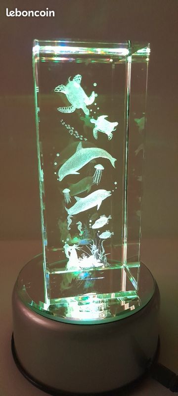 Lot de 2 bloc porte bougie et bloc cylindre en VERRE épais (image 1)