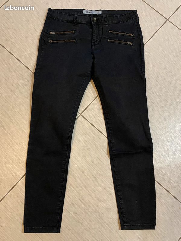 Pantalon Skinny noir (image 2)