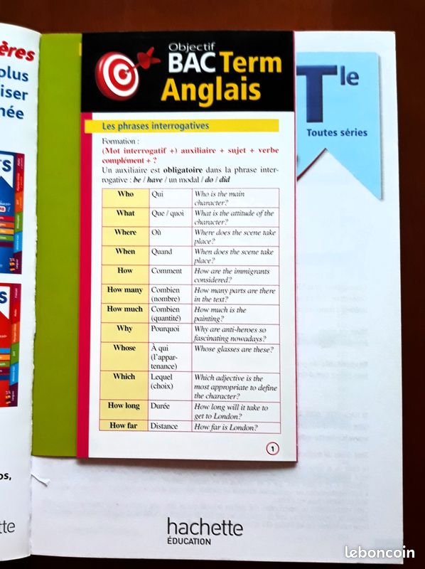 Objectif BAC Anglais Terminale Toutes séries de Karine FONTAINE. Hachette Livre 2017 (image 3)