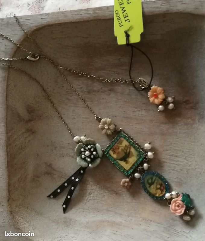 Collier et BO les Néréïdes - anges78 - 100 euros (image 1)