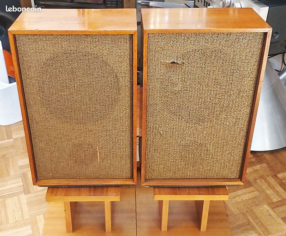 AUDAX Audimax 2 enceintes acoustiques miniaturisées 15 W Teck