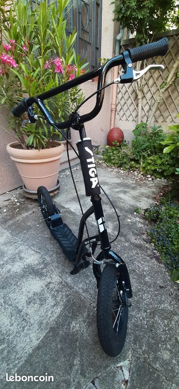 Trottinette stiga air cross noire tout terrain (image 2)