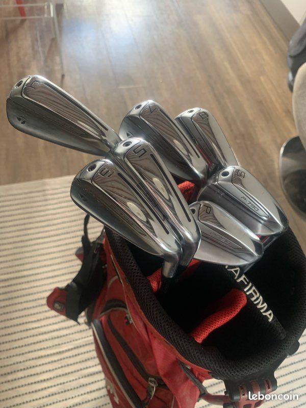 Fers De Golf Taylormade P790 2019 - 4 à PW, Shaft KBS Tour 130 X-Flex, Reconditionnés | Set 7 Clubs Droitier