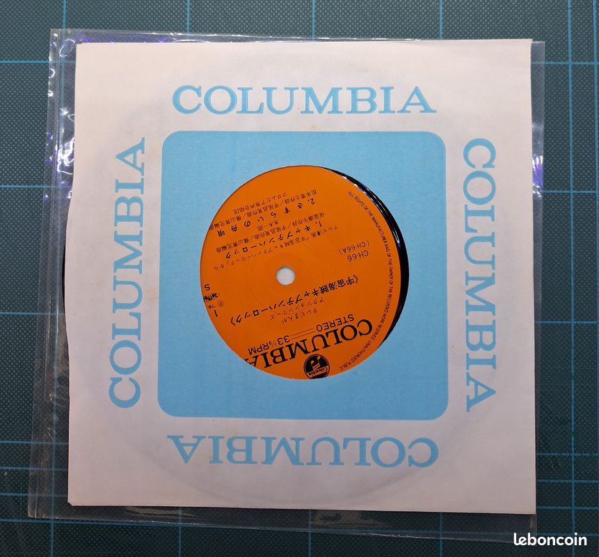 Vinyle 45 Tr - Captain Harlock Albator - Ichiro Mizuki - Columbia Japan - 1978 (image 7)
