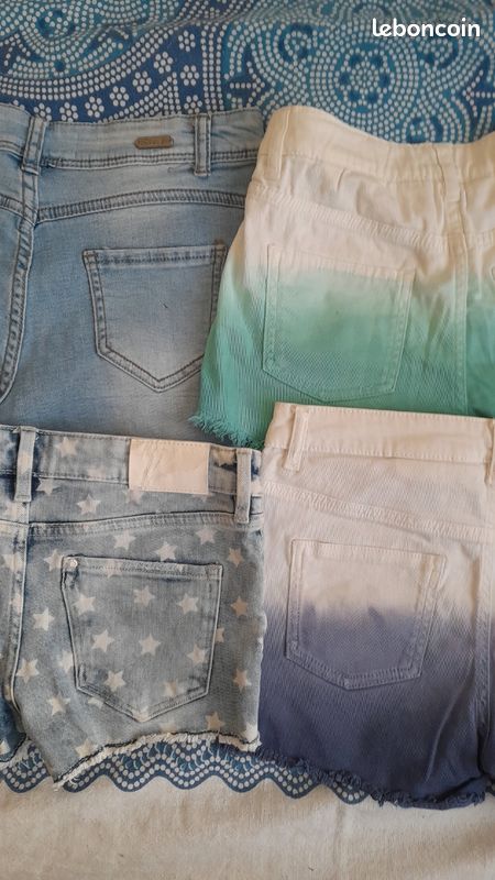 Lot de 4 shorts jean (image 4)