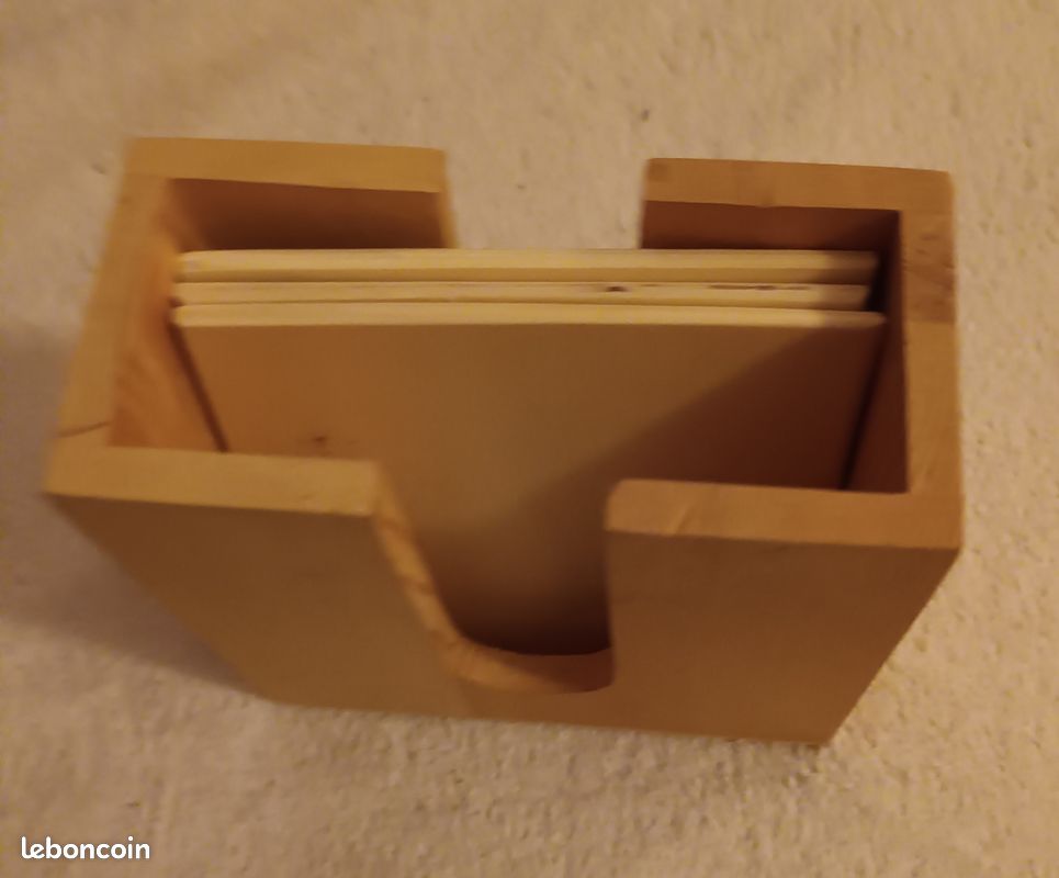 Support bois pour pyrogravure + 3 plaquettes (image 2)