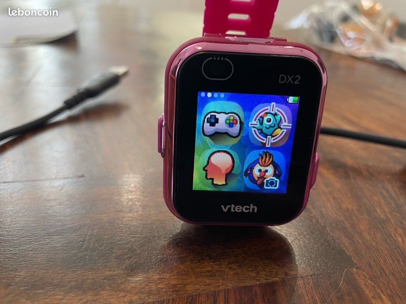 Montre Enfant Kidizoom Montre Rose Vtech Kidizoom Smartwatch DX2