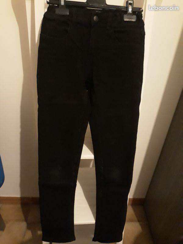 Pantalon jean noir 12 ans (image 1)