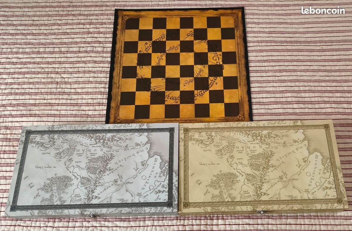 Jeux collector d'échec, seigneur des anneaux au complet neuf (image 5)