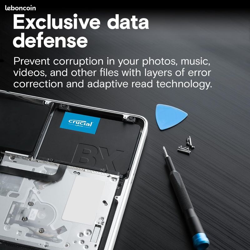 Crucial BX500 SSD 240 Go 2.5" + Cable SATA (image 4)