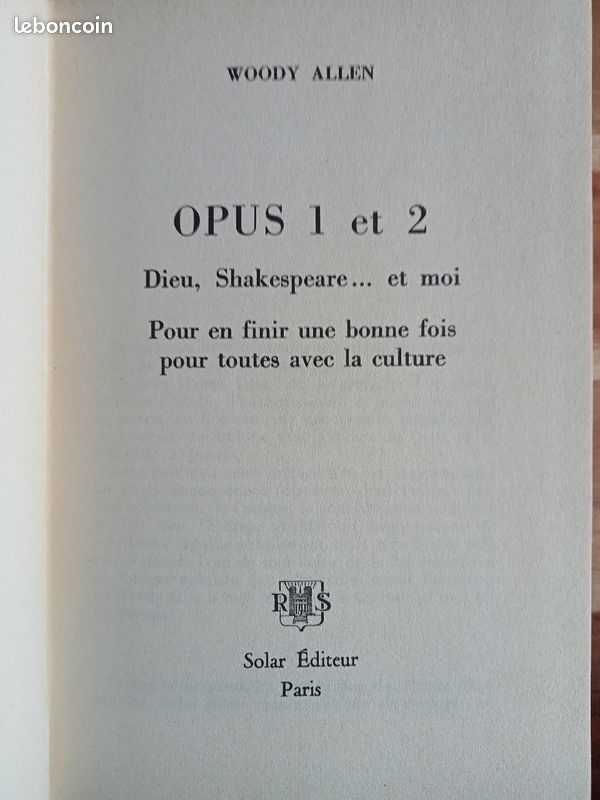 Woody Allen - lot de 2 livres (image 4)