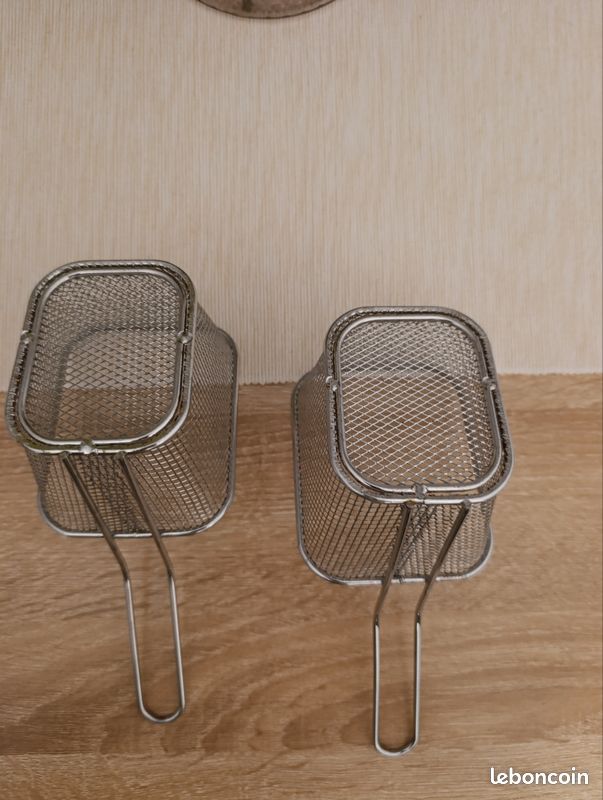Minis paniers à frites en métal (image 4)