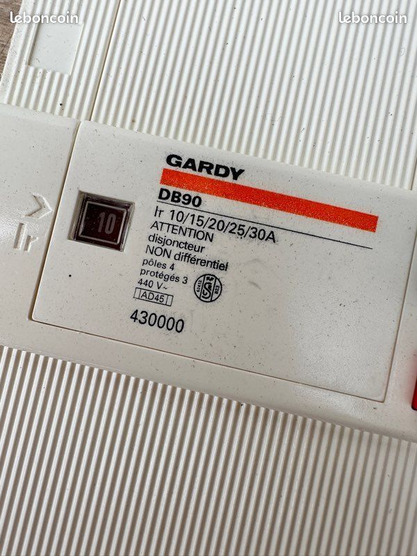Disjoncteurs de Branchement Gardy DB90 1 en 380v (image 2)