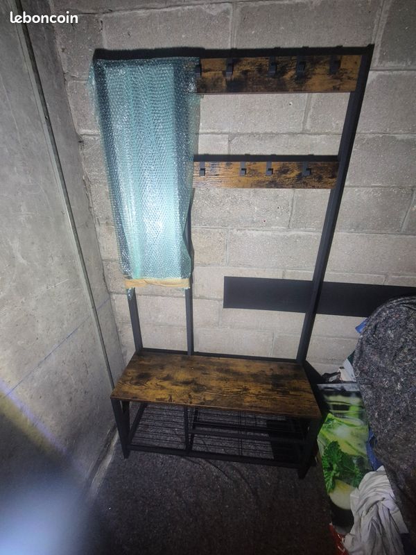 Vend porte manteau avec banc et miroir (image 3)