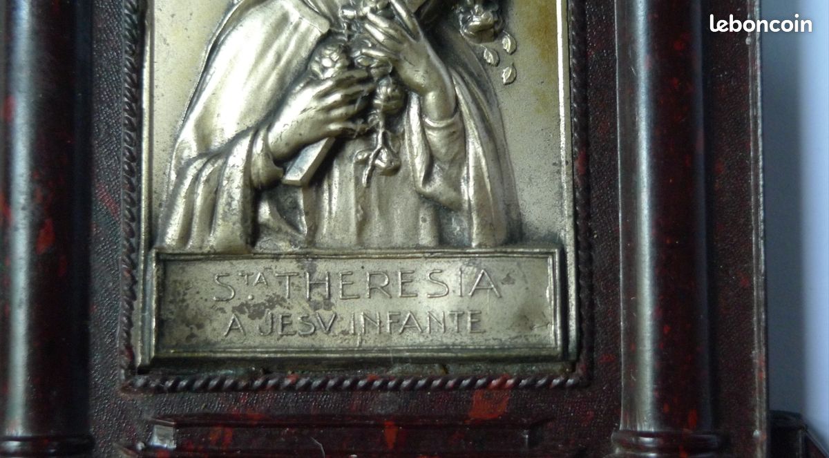 Lampe ancienne bakélite reliquaire Saint Thérèse de Lisieux (image 5)