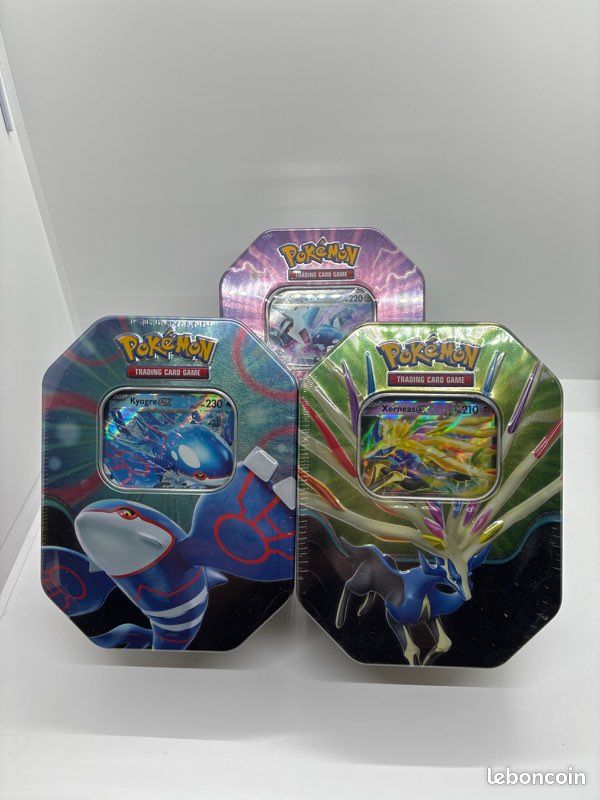 Trio lot de 3 pokemon pokemon kyogre dialga et xerneas ex (image 1)
