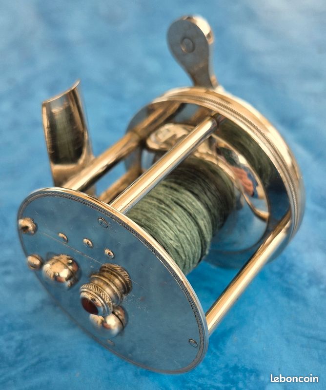 ANCIEN MOULINET DE pêche SIMPLEX en laiton EUR 5,00 - FR