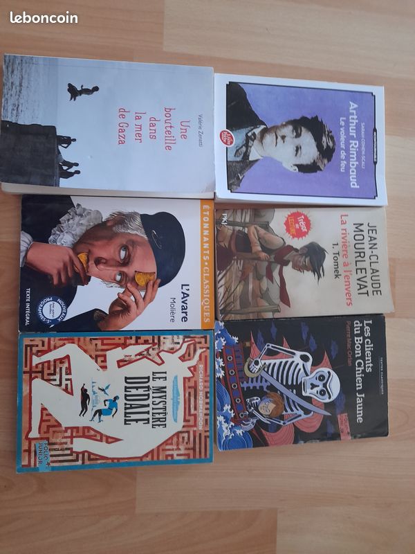 6 livres à vendre à 2 l'un (image 1)
