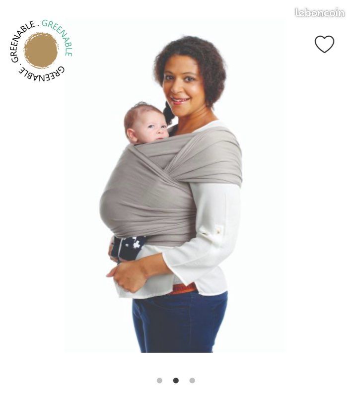 Écharpe de portage Babylonia Tricot-Slen Bio – comme neuve (image 4)